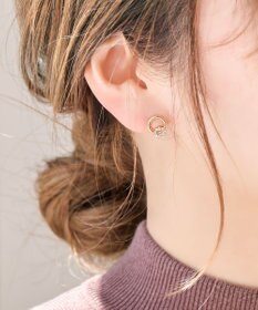 Phoebe 【金属アレルギー対応】【痛くないシリーズ】デリケートビジューライトフィットイヤリング