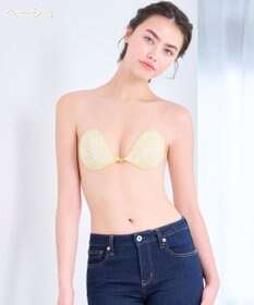 BRADELIS New York 【NuBra / ナチュラルタイプ】ヌーブラ・エアーライト ベル オーラ  蒸れにくい バックレス コレクション デザインヌーブラ 正規品