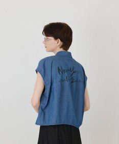 GRACE CONTINENTAL シアーデニムドルマントップ