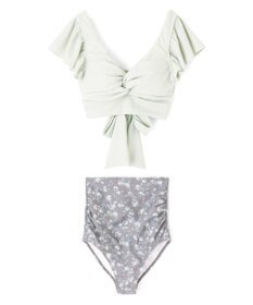 San-ai Resort（三愛水着楽園） 【San-ai Resort×PEACH JOHNコラボ】【ナイスバディ水着】フリルワイヤービキニ　9M・11L