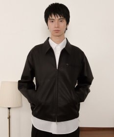 WEGO PUダブルZIPブルゾン