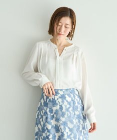 YECCA VECCA アクセサリー付きブラウス