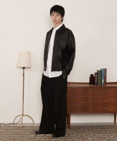 WEGO PUダブルZIPブルゾン