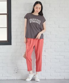 ANY 【接触冷感/UVケア】ノースリーブロゴTシャツ