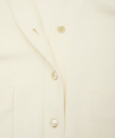 YECCA VECCA 金釦カットジョーゼットカーディガン