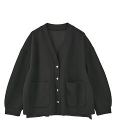 YECCA VECCA 金釦カットジョーゼットカーディガン