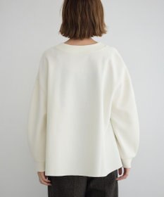 YECCA VECCA 金釦カットジョーゼットカーディガン