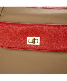 UNBILLION ペルケ perche / ナイロン牛革ヒネリかぶせ2wayトート