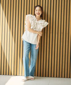 #Newans ラッフルフリルブラウス