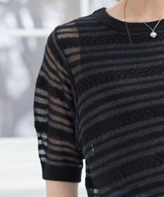Tiaclasse シアーボーダーニット