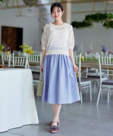 Tiaclasse シアーボーダーニット