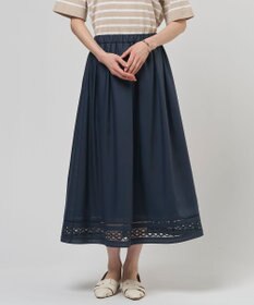 J.PRESS LADIES L 【セット着用可】スパンソフトクロス刺繍 スカート