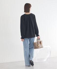 earth music&ecology フロントツイストブラウス