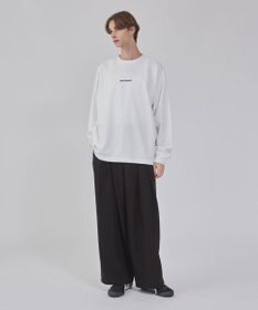 WEGO 【ユニセックス着用/UVカット/軽量/接触冷感//毛玉レス/しわになりにくい/ストレッチ/MLサイズ展開】AIRFUNCTIONシンプルロゴT（しわに