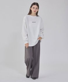 WEGO 【ユニセックス着用/UVカット/軽量/接触冷感//毛玉レス/しわになりにくい/ストレッチ/MLサイズ展開】AIRFUNCTIONシンプルロゴT（しわに