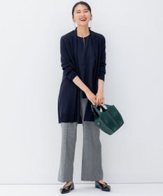 23区 【洗える】サステナブルウール ショールカラー カーディガン