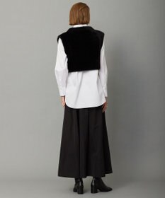 ICB ヘアリーショートジレ