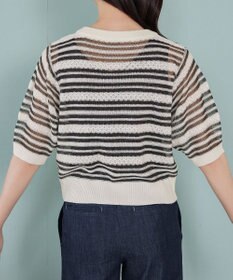 Tiaclasse シアーボーダーニット