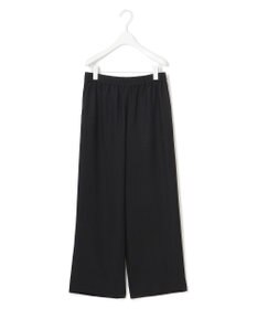ICB 【人気のため新色追加・接触冷感・洗える】 ワッシャーツイル ワイドストレートパンツ