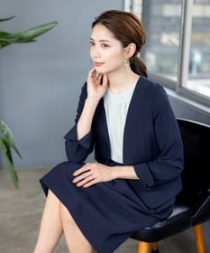 Tiaclasse L 【ダブルクロス・洗える】カラーレスジャケット