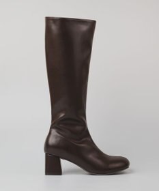 BONTRE 【PRECIEUX JOUET/プレシュウジュエ】オブリークジップロングブーツ