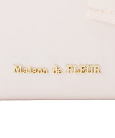Maison de FLEUR リボンチャーム付き3ルームトートバッグ