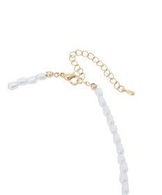 Green Parks ・ＨＡＬＦ　ＴＩＭＥ　天然石ワントップパールネックレス