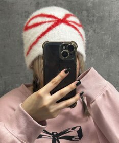 WEGO シャギーリボンニットワッチ