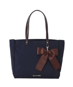Maison de FLEUR リボンチャーム付き3ルームトートバッグ
