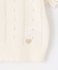 ANY KIDS 半袖 ニット カーディガン