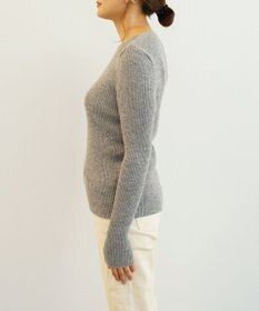 TOQUE 〈大草直子さんアドバイザー〉ベビーアルパカ ミドルゲージ ボートネックニット