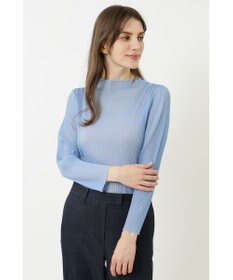 DAKS 【TV着用｜三上真奈アナ】スタンドカラートリコットカットソー