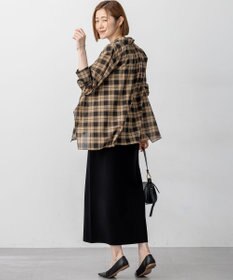 23区 S 【洗える/吊り干しOK】ヴィスコースストレッチ タイトスカート