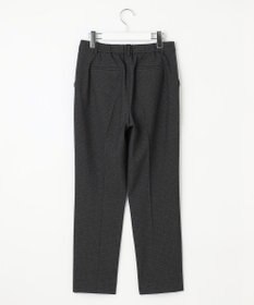 J.PRESS LADIES 【洗える】T/Rアルガンシルク チェック テーパード パンツ