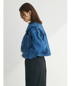 Green Parks ・Ｄｏｕｂｌｅ　Ｆｌａｇｓ　　フリルカラーＧジャン