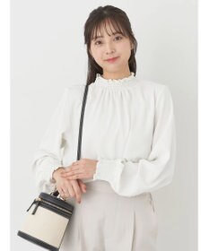 earth music&ecology シャーリングブラウス