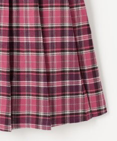 ANY KIDS チェックプリーツジャンパースカート