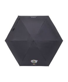 MOONBAT 【遮光率100％/UV100％/遮熱】POLO RALPH LAUREN(ポロ ラルフローレン)BEAR ポロベア ポーチ入り 無地 5段折りたたみ傘 晴雨兼用日傘