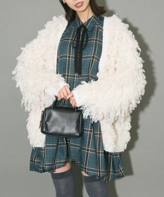 Green Parks フリンジニットカーディガン