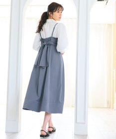 Feroux 【新色追加・洗える】バックリボン キャミワンピース