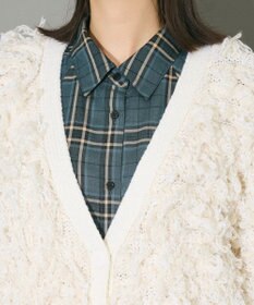 Green Parks フリンジニットカーディガン