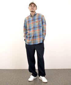 J.PRESS YORK STREET 【UNISEX】フランネルボタンダウン シャツ