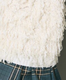 Green Parks フリンジニットカーディガン