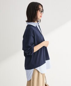 Green Parks 衿レイヤードッキングチュニック