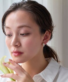 Phoebe 【金属アレルギー対応】ツインパールセラミックピアス