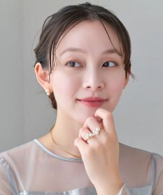 Phoebe 【金属アレルギー対応】ツインパールセラミックピアス