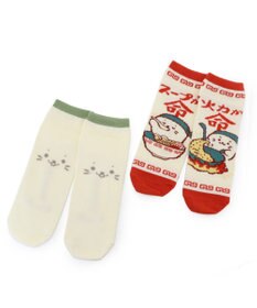 Mother garden しろたん スニーカー丈ソックス 2足セット 《25～27cm》