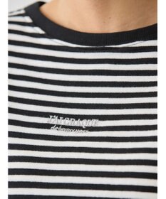 AMERICAN HOLIC 刺繍ロゴミニ裏毛ボートネックチュニック