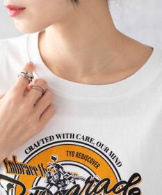 WEGO 【新色追加/手洗い可】グラフィックショートT