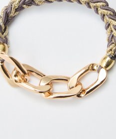 Phoebe 2wayツイストメタルヘアブレス　グレー